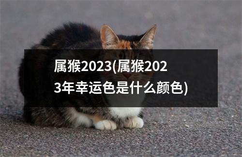 属猴2023(属猴2023年幸运色是什么颜色)