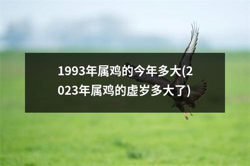 1993年属鸡的今年多大(2023年属鸡的虚岁多大了)