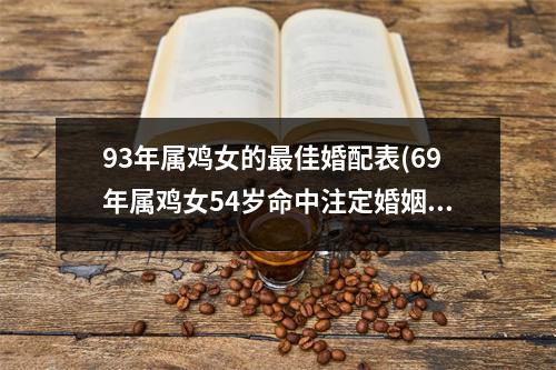 93年属鸡女的佳婚配表(69年属鸡女54岁命中注定婚姻)