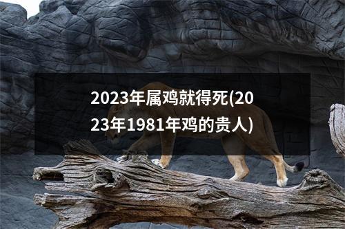 2023年属鸡就得死(2023年1981年鸡的贵人)