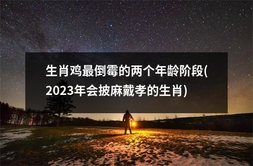 生肖鸡倒霉的两个年龄阶段(2023年会披麻戴孝的生肖)