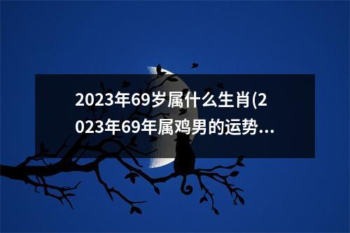 2023年69岁属什么生肖(2023年69年属鸡男的运势和财运)