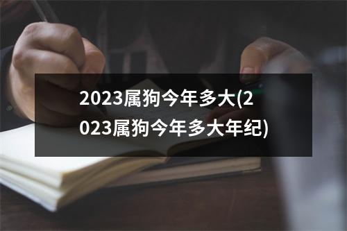 2023属狗今年多大(2023属狗今年多大年纪)