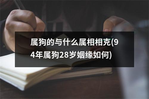 属狗的与什么属相相克(94年属狗28岁姻缘如何)