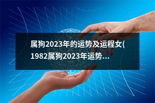 属狗2023年的运势及运程女(1982属狗2023年运势完整版)