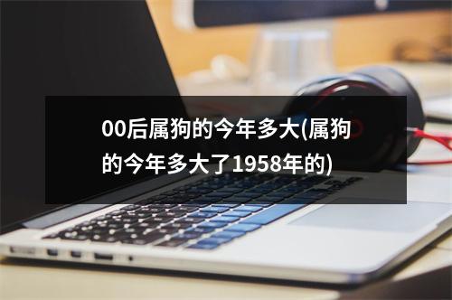 00后属狗的今年多大(属狗的今年多大了1958年的)