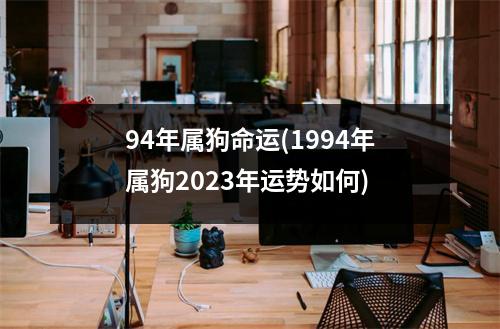 94年属狗命运(1994年属狗2023年运势如何)