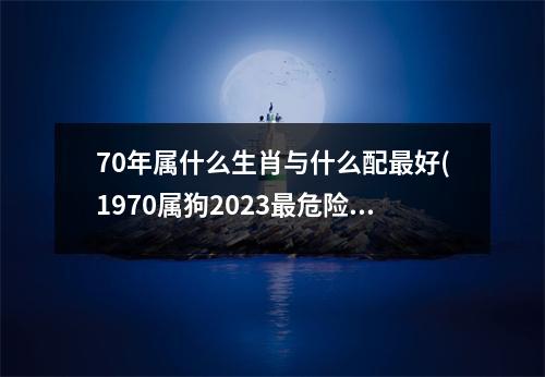 70年属什么生肖与什么配好(1970属狗2023危险的一个月)