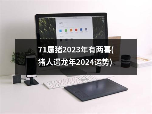 71属猪2023年有两喜(猪人遇龙年2024运势)