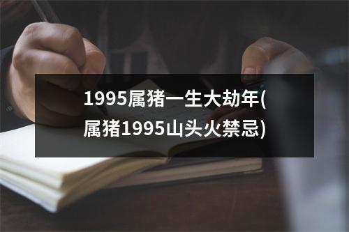 1995属猪一生大劫年(属猪1995山头火禁忌)