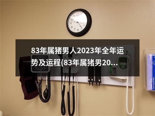 83年属猪男人2023年全年运势及运程(83年属猪男2022年运势及运程每月运程五月运气)