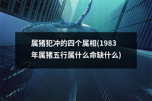 属猪犯冲的四个属相(1983年属猪五行属什么命缺什么)