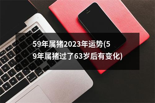 59年属猪2023年运势(59年属猪过了63岁后有变化)