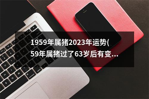 1959年属猪2023年运势(59年属猪过了63岁后有变化)