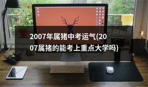 2007年属猪中考运气(2007属猪的能考上重点大学吗)