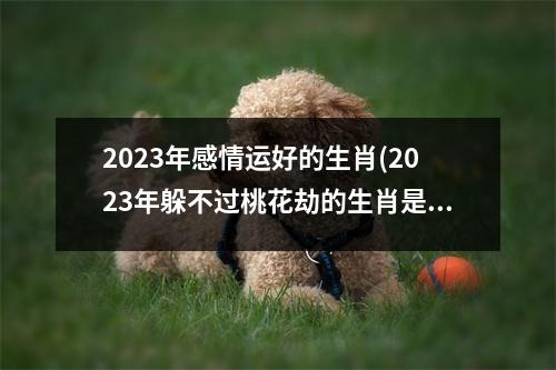 2023年感情运好的生肖(2023年躲不过桃花劫的生肖是)