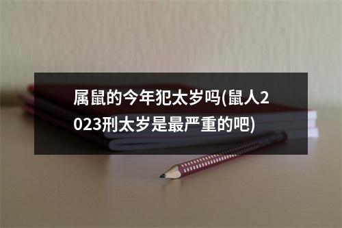 属鼠的今年犯太岁吗(鼠人2023刑太岁是严重的吧)