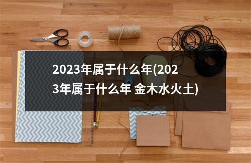 2023年属于什么年(2023年属于什么年 金木水火土)