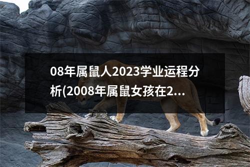 08年属鼠人2023学业运程分析(2008年属鼠女孩在2023年学业)