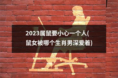 2023属鼠要小心一个人(鼠女被哪个生肖男深爱着)