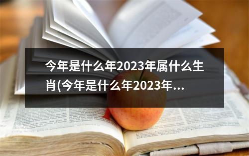 今年是什么年2023年属什么生肖(今年是什么年2023年属什么生肖2O2了属什么生肖年)