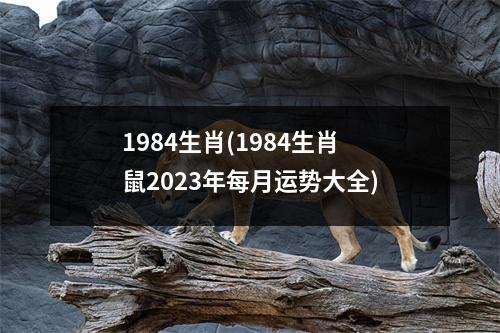 1984生肖(1984生肖鼠2023年每月运势大全)