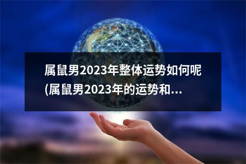 属鼠男2023年整体运势如何呢(属鼠男2023年的运势和婚姻)