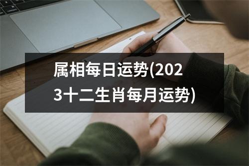 属相每日运势(2023十二生肖每月运势)