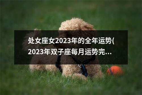 处女座女2023年的全年运势(2023年双子座每月运势完整版)