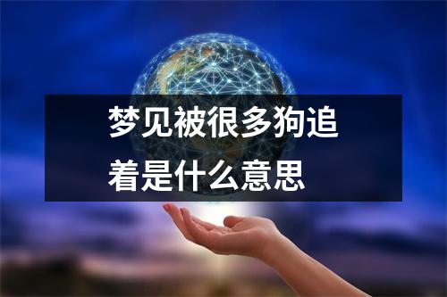 梦见被很多狗追着是什么意思