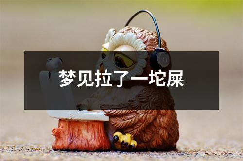 梦见拉了一坨屎