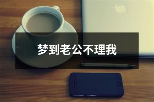 梦到老公不理我