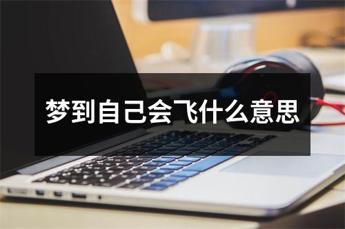 梦到自己会飞什么意思