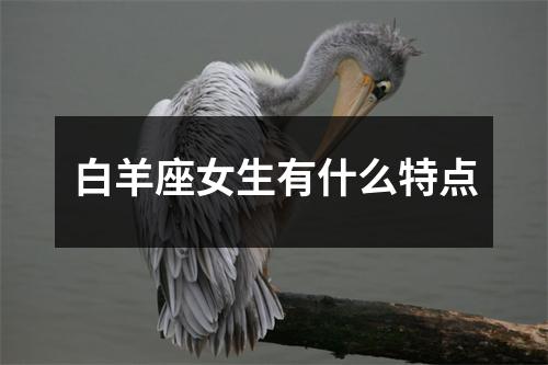 白羊座女生有什么特点