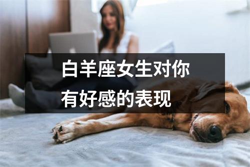 白羊座女生对你有好感的表现