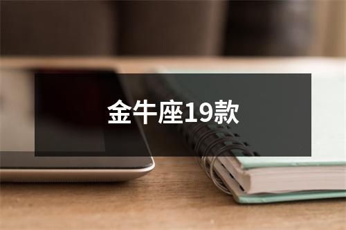 金牛座19款