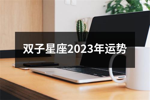 双子星座2023年运势