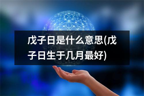 戊子日是什么意思(戊子日生于几月好)