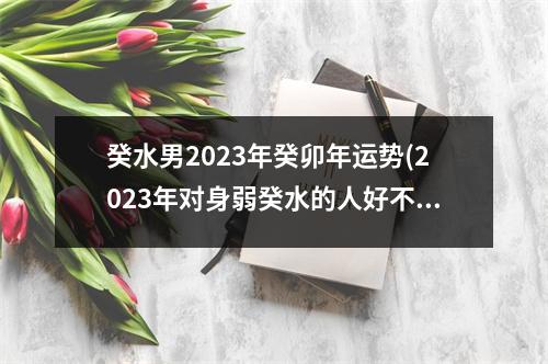 癸水男2023年癸卯年运势(2023年对身弱癸水的人好不好)