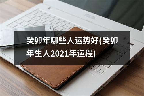 癸卯年哪些人运势好(癸卯年生人2021年运程)