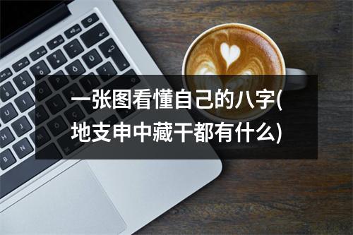 一张图看懂自己的八字(地支申中藏干都有什么)