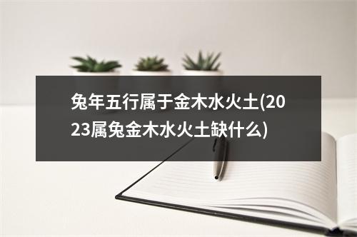 兔年五行属于金木水火土(2023属兔金木水火土缺什么)