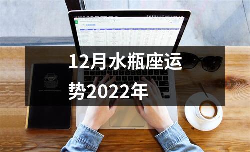 12月水瓶座运势2022年