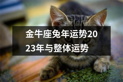 金牛座兔年运势2023年与整体运势