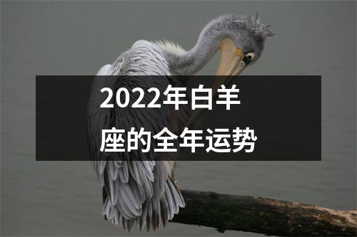 2022年白羊座的全年运势