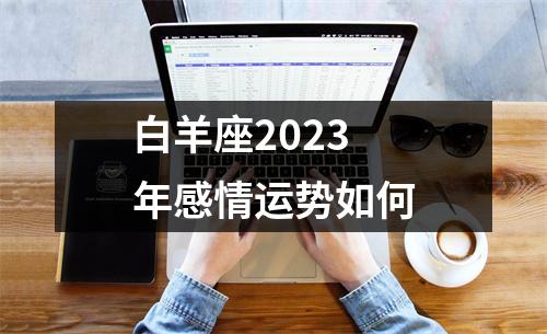 白羊座2023年感情运势如何