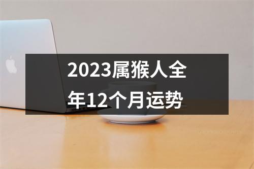 2023属猴人全年12个月运势