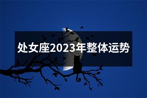 处女座2023年整体运势