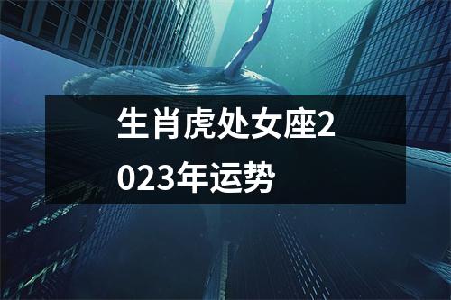 生肖虎处女座2023年运势