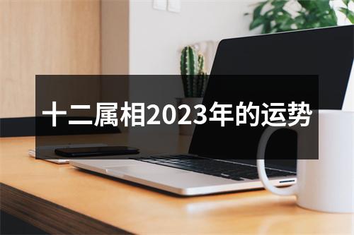 十二属相2023年的运势